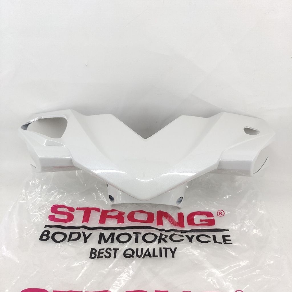 ฝาครอบด้านหน้าสีขาว STRONG สําหรับคาร์บูเรเตอร์ Honda Beat - Old Beat STRONG 12PART