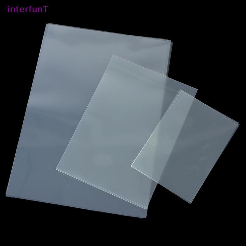 [InterfunT] 10 ชิ้น A3 A4 A5 Inkjet & Laser Printing Transparency Film กระดาษถ่ายภาพ