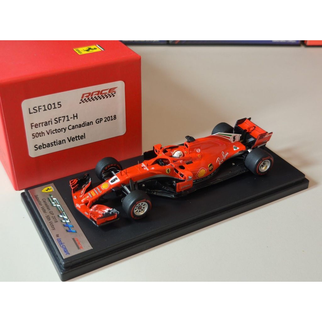 [ลดราคา] looksmart SF71H Canada Wittell Life 50 Win 2018 Canadian Station Champion Ferrari F1 1/43 ส