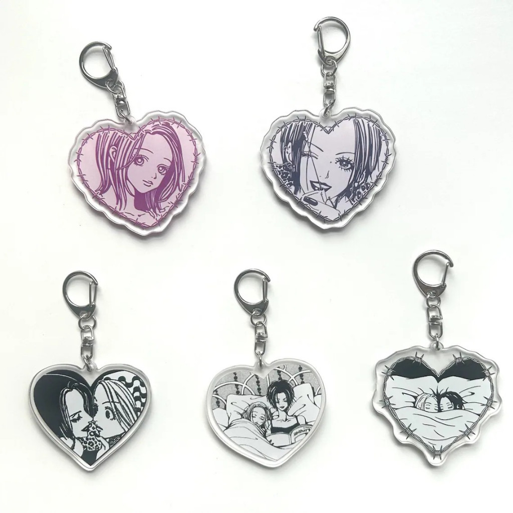 พวงกุญแจสองด้าน NANA, Nana Osaki, Nobuo Terashima, Nana Komatsu, Ren Honjo, Takumi Ichinose,