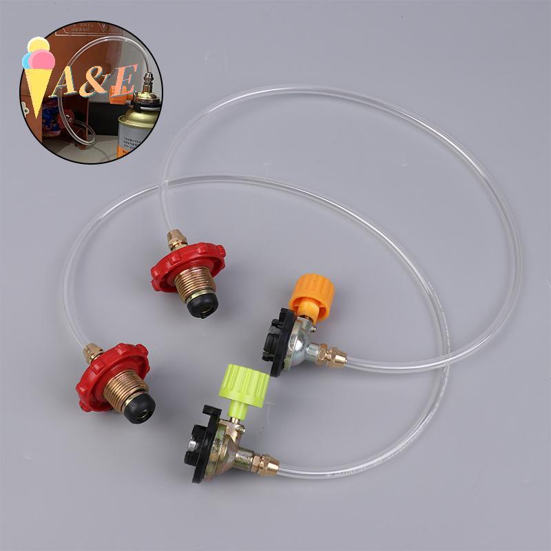 [QIMO] เตาแก๊สอะแดปเตอร์สำหรับ camping และ cassette gas canister พร้อมวาล์вเติมแก๊สกลางแจ้ง