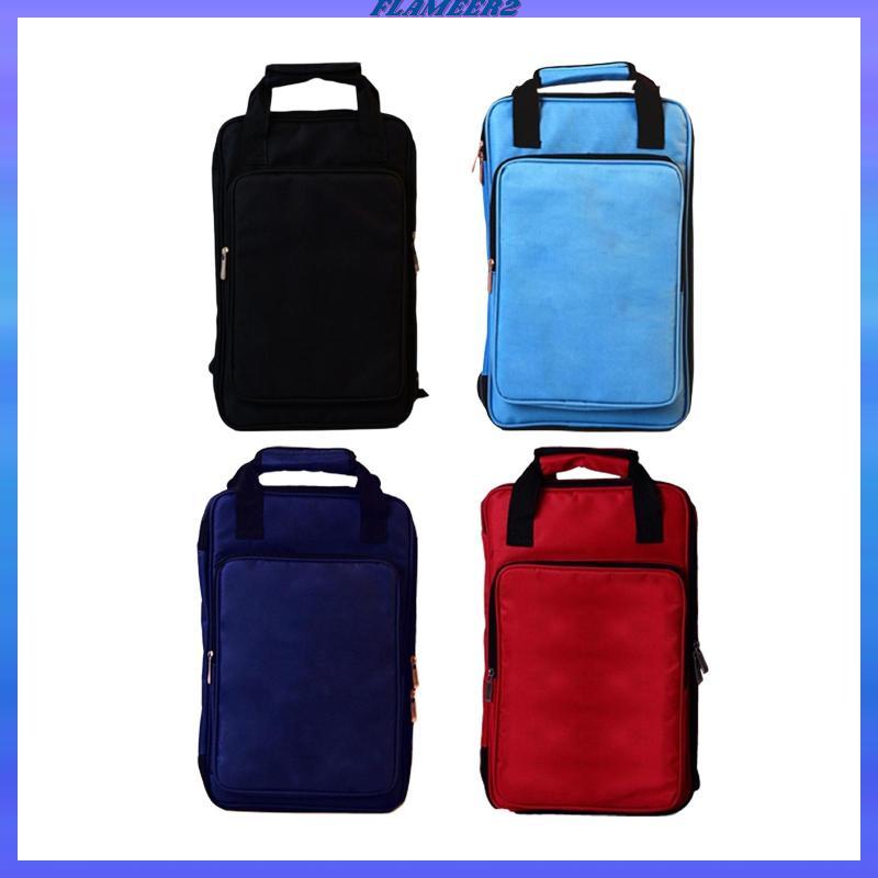 [Flameer2] Drumsticks Holder Bag Oxford Cloth Waterproof Portable Drum Sticks Organizer Professional