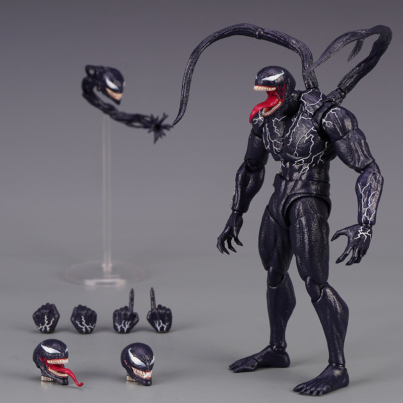 SHF Venom 2 Symbiosis Marvel Universe Extraordinary Spiderman Venom Movable ภาพยนตร์รูปของเล่น q