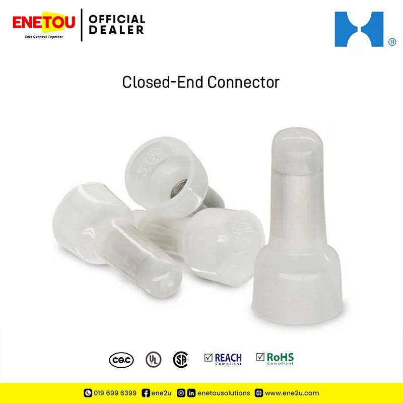 HEAVY POWER CE1 ปิด-END CONNECTOR PA MATERIAL - 105 C