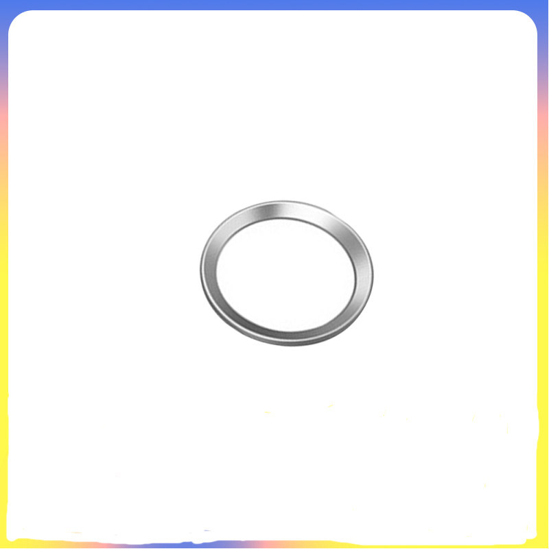 Key สติกเกอร์ปุ่มระบุลายนิ้วมือ Home Sensor 1.04X1.04X0.04CM สีเงิน