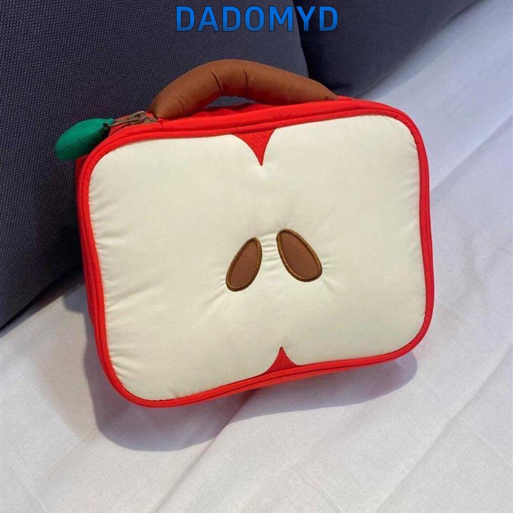 DADOMYD กระเป๋าแต่งหน้า, Pattern Light-weight Travel Toiletry Bag, Cute Large Portable with Channels