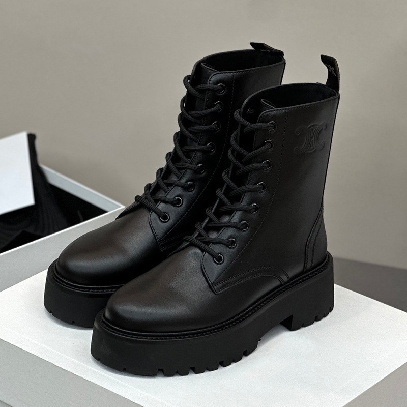 ELY0 CEL# Yang Mi's style genuine leather Martin boots for women, new Chelsea boots, autumn thick-so