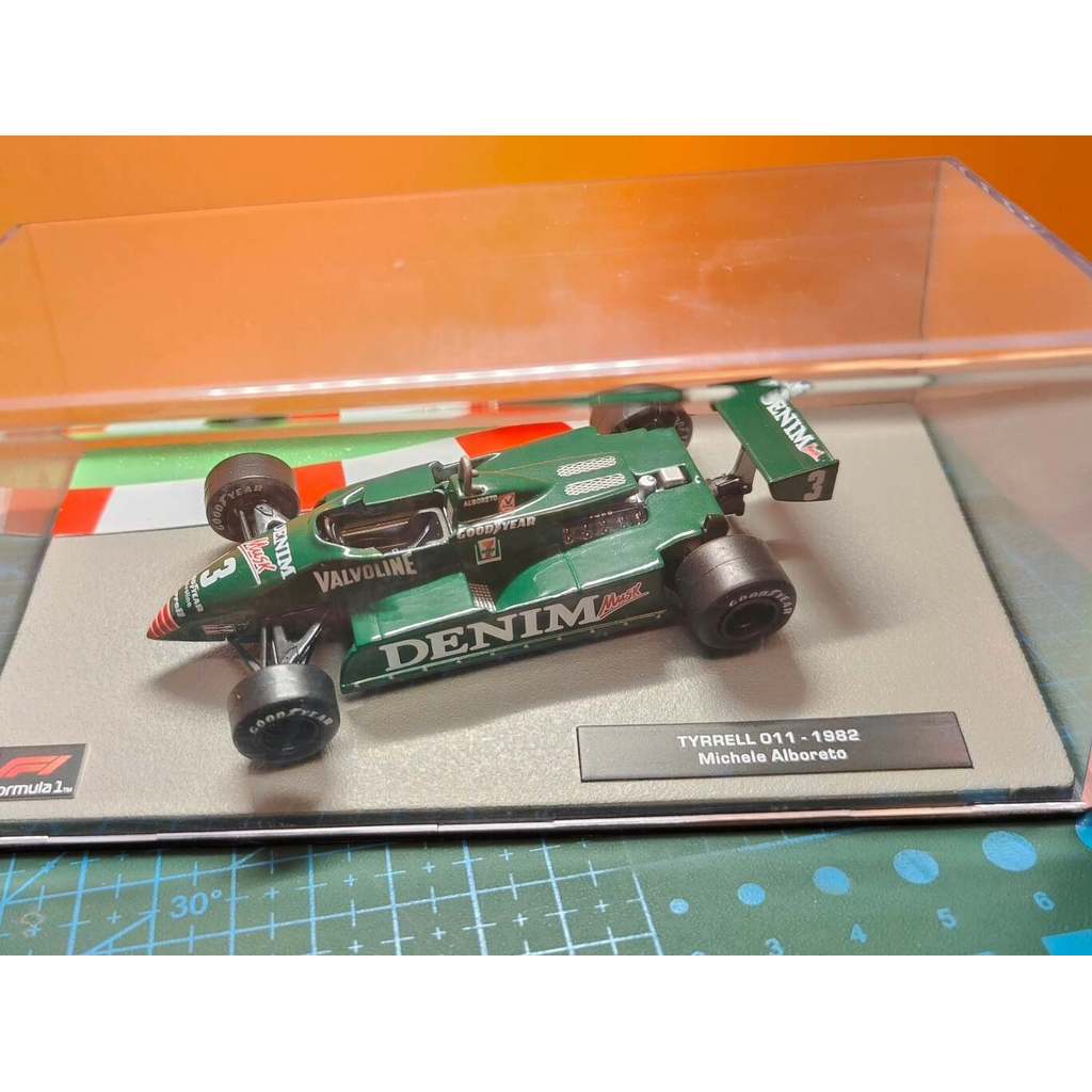Tyrrell 011 F1 Racing Model, IXO 1/43 Alloy Model, Brand New with Original Box, Flawless