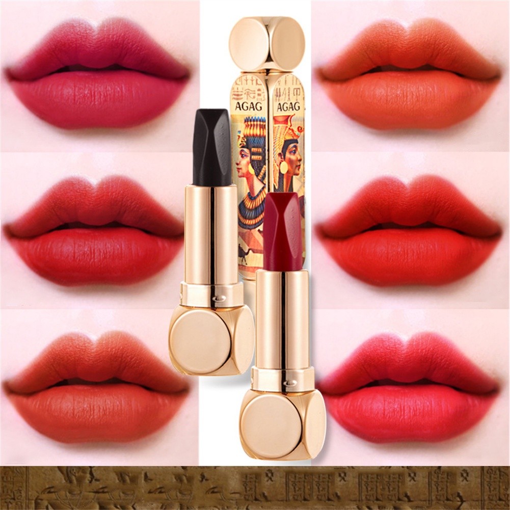 Agag Magic 6 Colours One Six Color Double Tube Matte Lipstick แต่งหน้าที่ไม่ง่ายที่จะถอด [TOP]