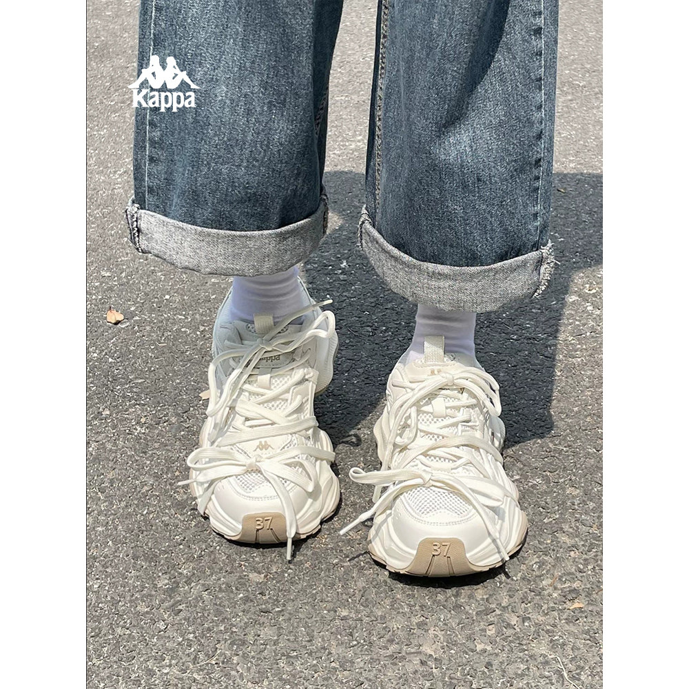 Kappa Kappa Daddy รองเท้าผู้หญิงรองเท้าหนา Soled 2026 ฤดูร้อนแบบใหม่ฤดูร้อนรองเท้าผู้หญิง All-Match 