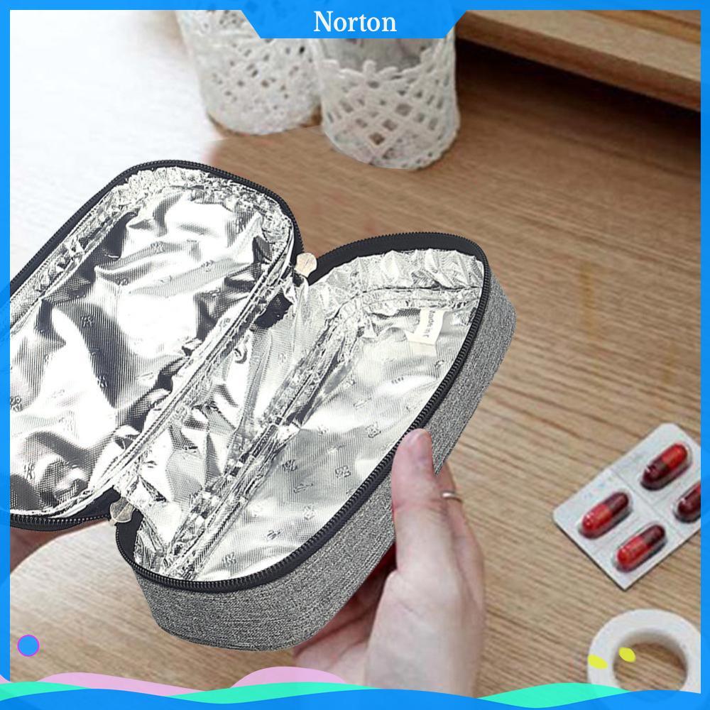 Camping Insulin Glaciated Cold Storage Bag Travel Pocket Tablet Cooler Bag Pack Drug Freezer Pack สํ