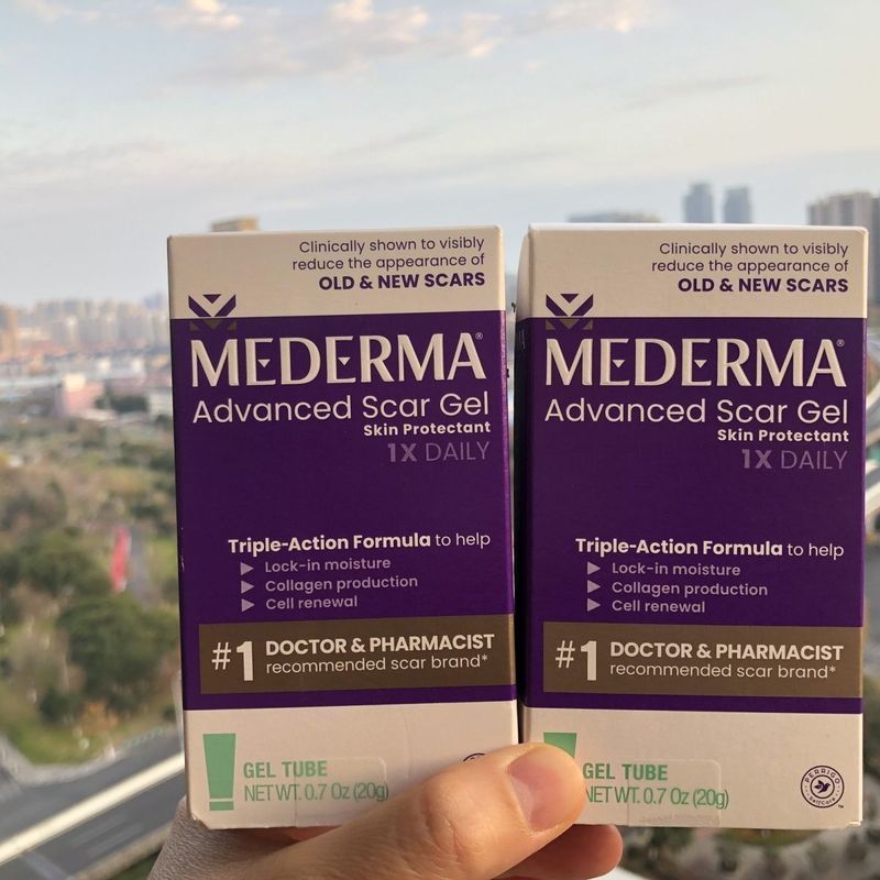 American mederma mederma ครีมกําจัดรอยแผลเป็นจางลงสีหมองคล้ําครีมแผลเป็นซึมเศร้า 20g รุ่นปรับปรุง 4.