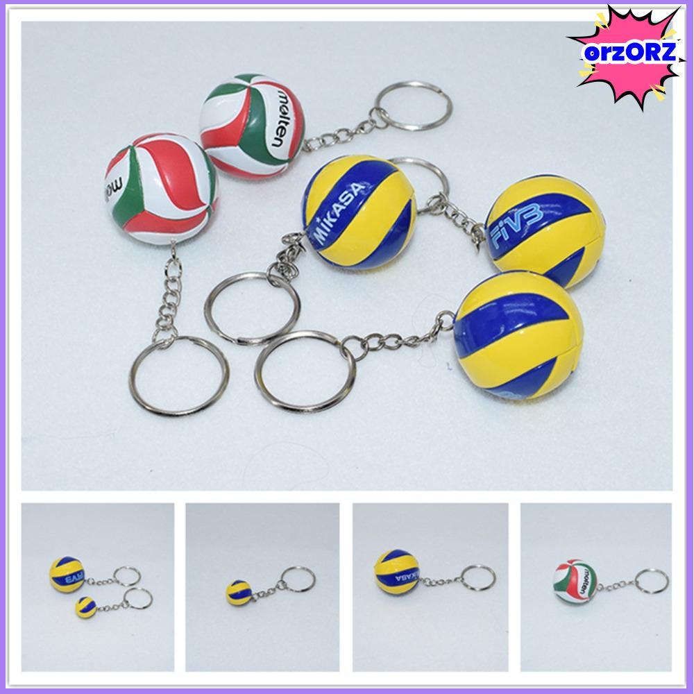 พวงกุญแจวอลเลย์บอล PVC มินิบอล ของที่ระลึกชายหาด ของขวัญเด็กแฟนวอลเลย์บอล