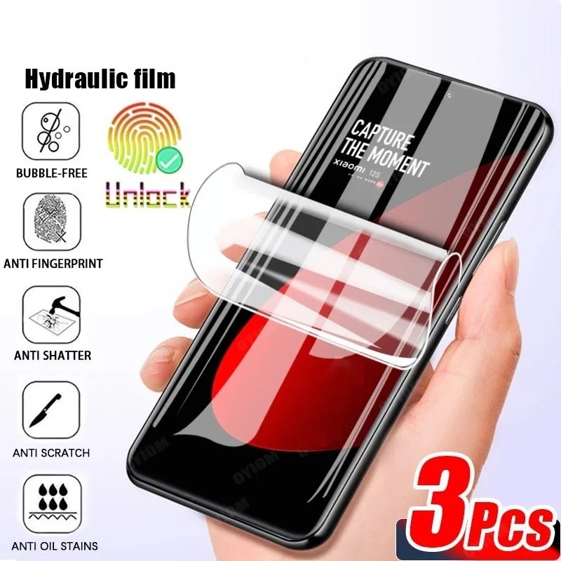 3 ชิ้น HD Anti Blue Light Soft ฟิล์มสําหรับ Infinix Smart 20 10 Plus HD 10Plus 10HD Anti Spy ความเป็