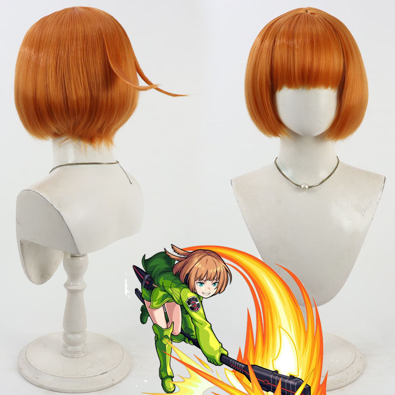 World Trigger Konami Kirie Cosplay Wig Mixed Silk Synthetic Hair Realistic Scalp