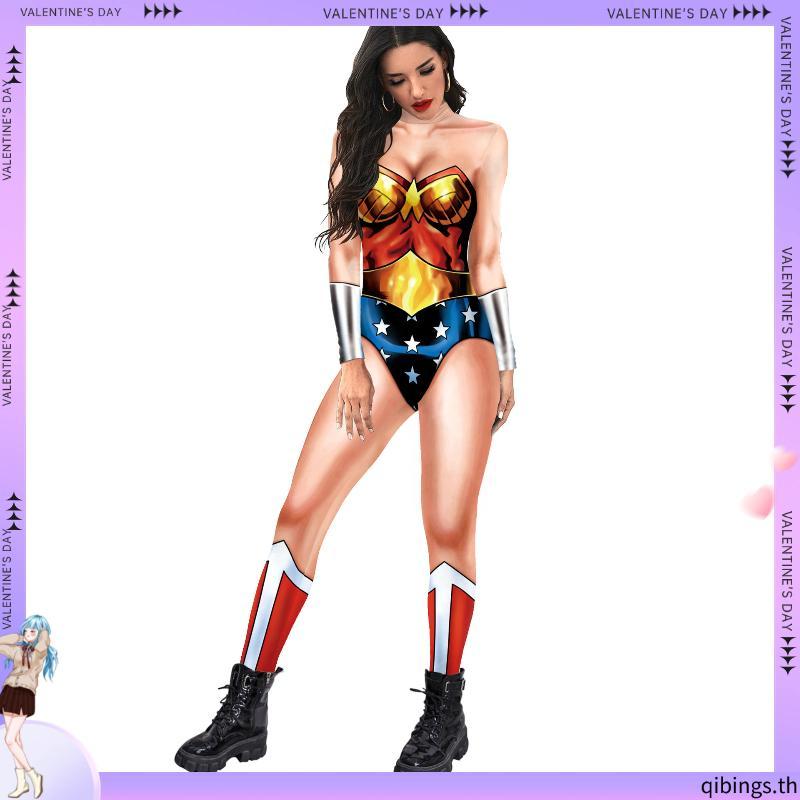 ชุดจั๊มสูท คอสเพลย์ Wonder Woman