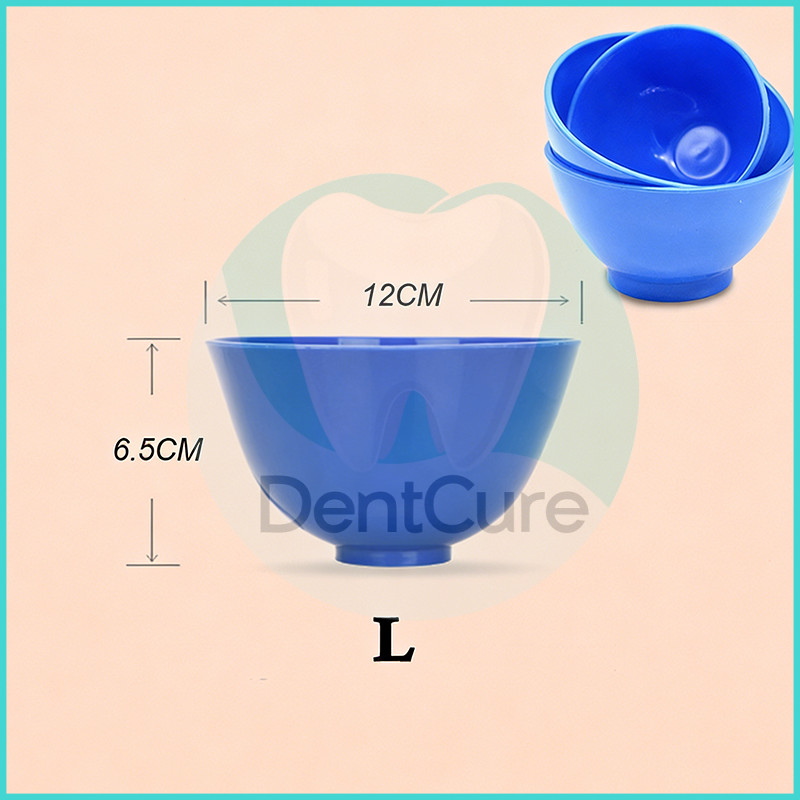 1 ชิ้น ชามยางซิลิโคนเครื่องมือทันตกรรมสําหรับทันตกรรม Flexible mixing bowl ถ้วยผสมปูน ผสมสี ผสมแป้ง ซิลิโคน
