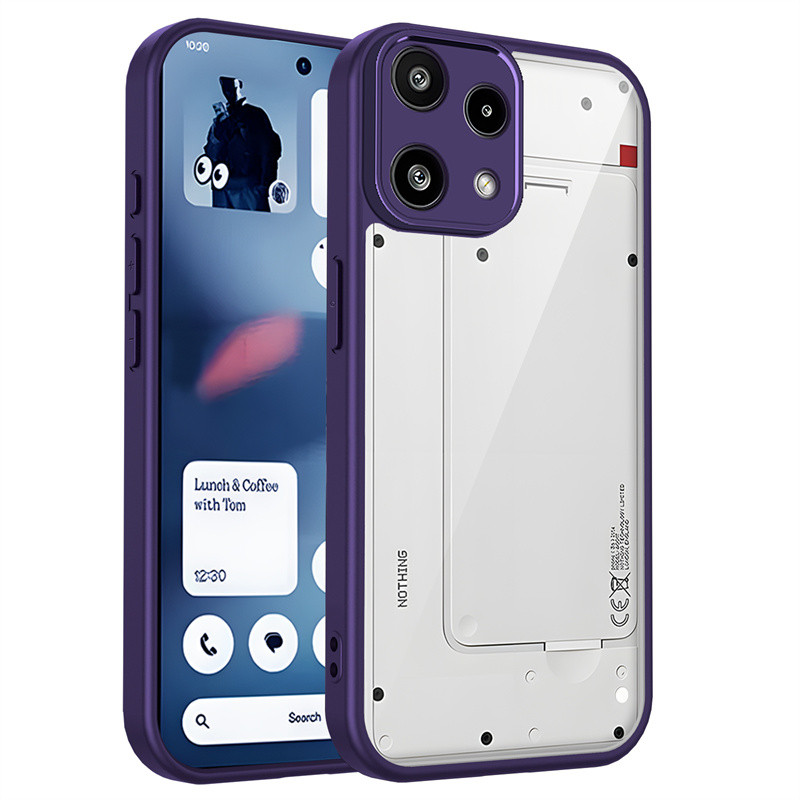 สําหรับ OnePlus Notting Phone 3A Lite, เคสโทรศัพท์ฝ้าโปร่งใสคลาสสิก, ฝาครอบป้องกันการตกกระแทกแบบแข็ง