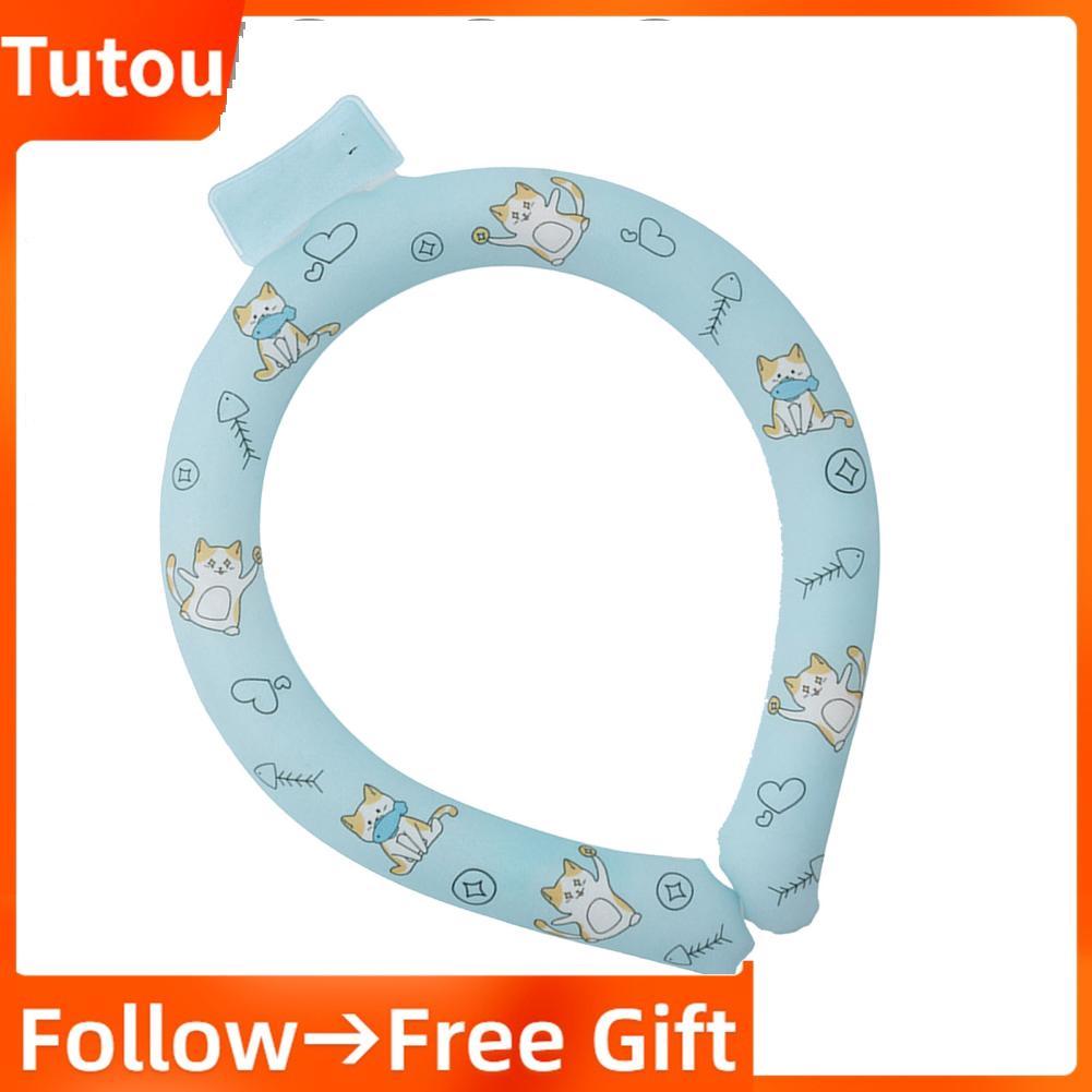 tutoushop ปลอกคอคอเย็น Ice Cool ความรู้สึกเย็นสบายป้องกันลมแดดด้วย PCM ขั้นสูงสำหรับกิจกรรมฤดูร้อนแล