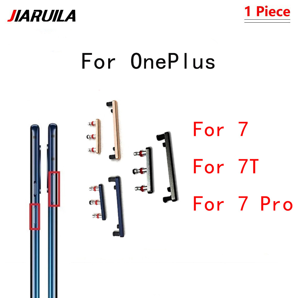 สําหรับ Oneplus 7 7T 7 มือโปร ปุ่มปรับระดับเสียงไฟสวิทช์กุญแจด้านข้างเปิด/ปิดส่วนทดแทน