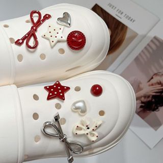 อุปกรณ์รู รองเท้าดอกไม้ตกแต่งรองเท้าหัวเข็มขัดชุดของขวัญอุปก…