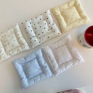 Ins Small Heart Quilted Coaster Insสไตล์หนาแผ่นฉนวนกันความร้…