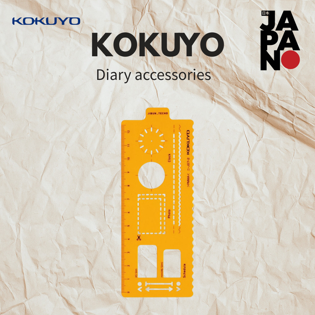 Kokuyo Jibun Techo Diary Accessory Template Plan Ver. Ni-JG7-2