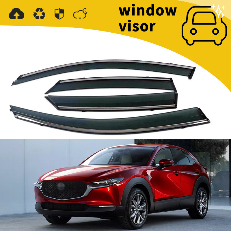 เหมาะสําหรับ 10-23 Mazda CX-30CX-50CX3CX4CX5CX7CX9 ประตู Rain Block ดัดแปลงตกแต่ง