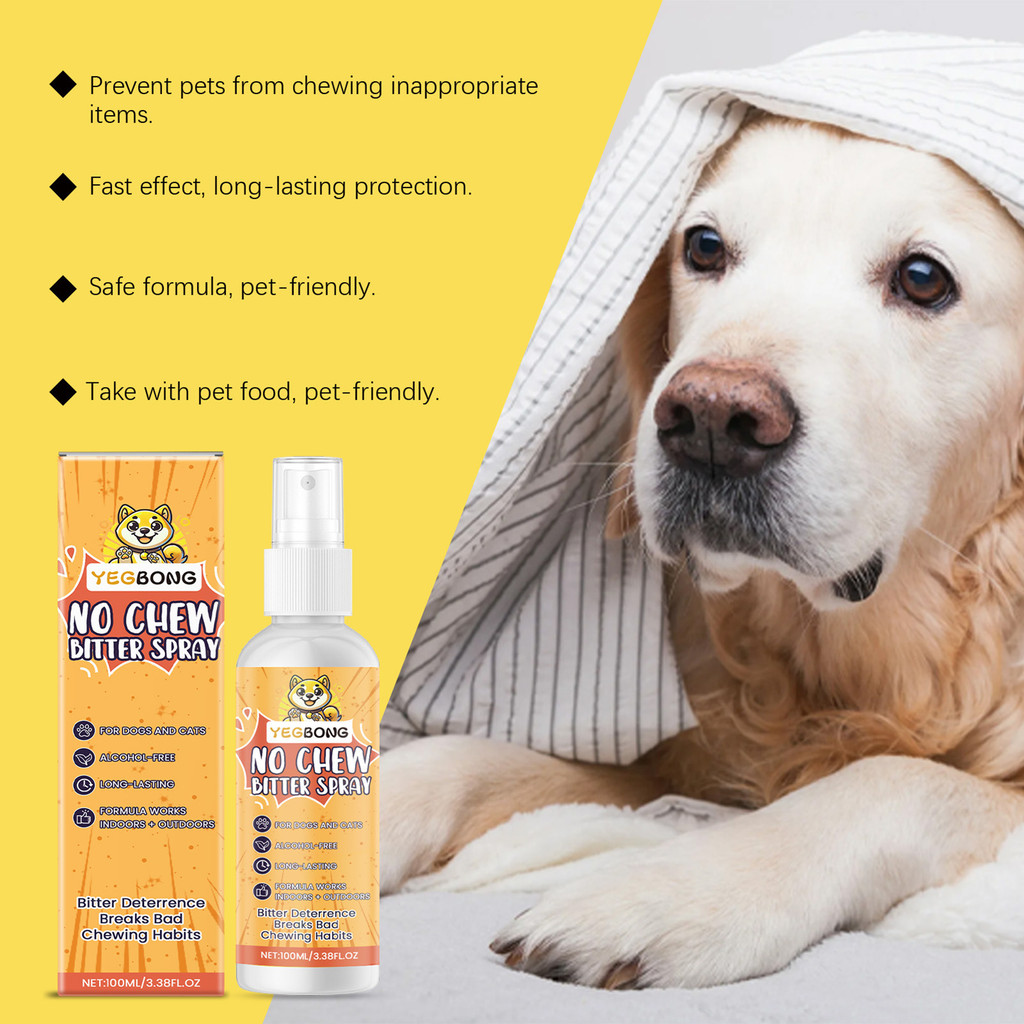 สัตว์เลี้ยง Bitter Anti-Gnawing Spray Establish Boundaries & Keep Cat Off Spray เพื่อปกป้องเฟอร์นิเจ