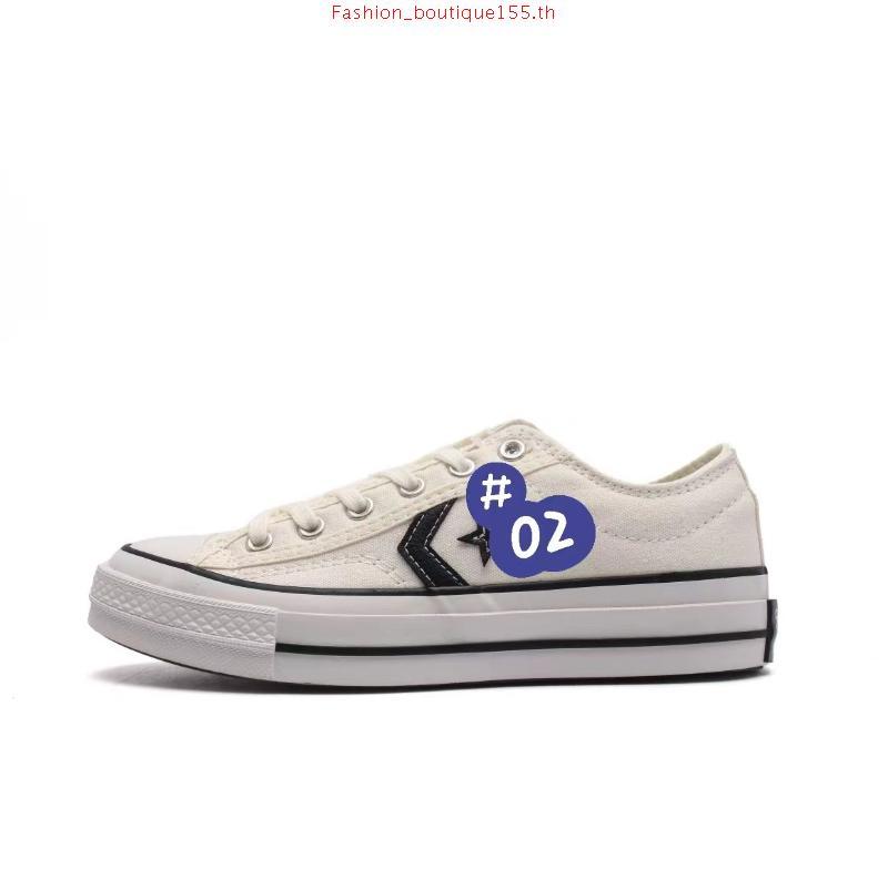 CONVERSE42 : 11-112W4 MBM สีดำ ดาวฟ้า ข้อต่ำ  ราคาปกติ 1,300 บาท ลด 40% เหลือเพียง 780 บาท