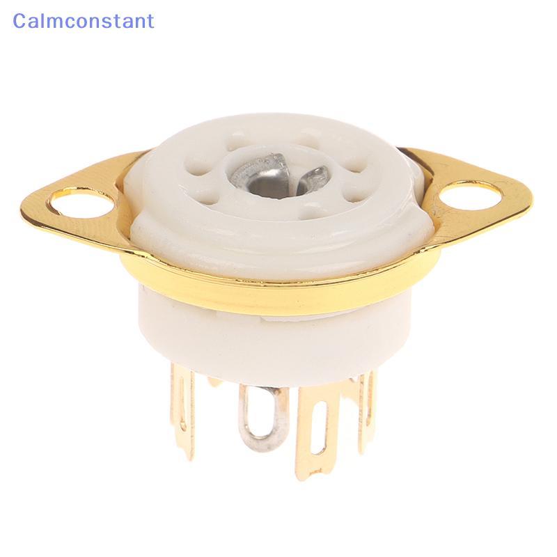 Ca> 1PCS 6AQ5 EAA91 6J1 6J2 6X4 6Z4 ซ็อกเก็ตหลอด Gold-plated ซ็อกเก็ตสําหรับ 7Pin B7G เครื่องขยายเสี