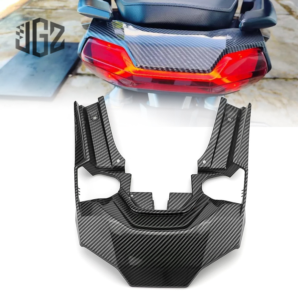สําหรับ HONDA ADV 160 Ducktail ฝาครอบ adv160 ฝาครอบไฟท้ายรถจักรยานยนต์ด้านหลังโคมไฟ Upper Guard คาร์บอนไฟเบอร์