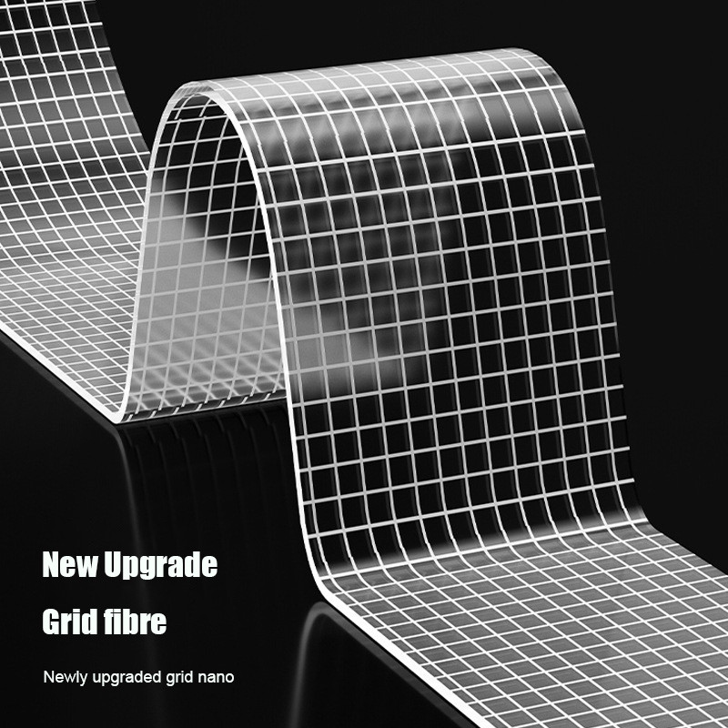 เทปอะคริลิกสองด้านแบบล้างทำความสะอาดได้ เทปสองด้านแบบนาโนลายตาราง เทปไร้รอยต่อที่มีแรงยึดเกาะสูง - รูปที่ 6