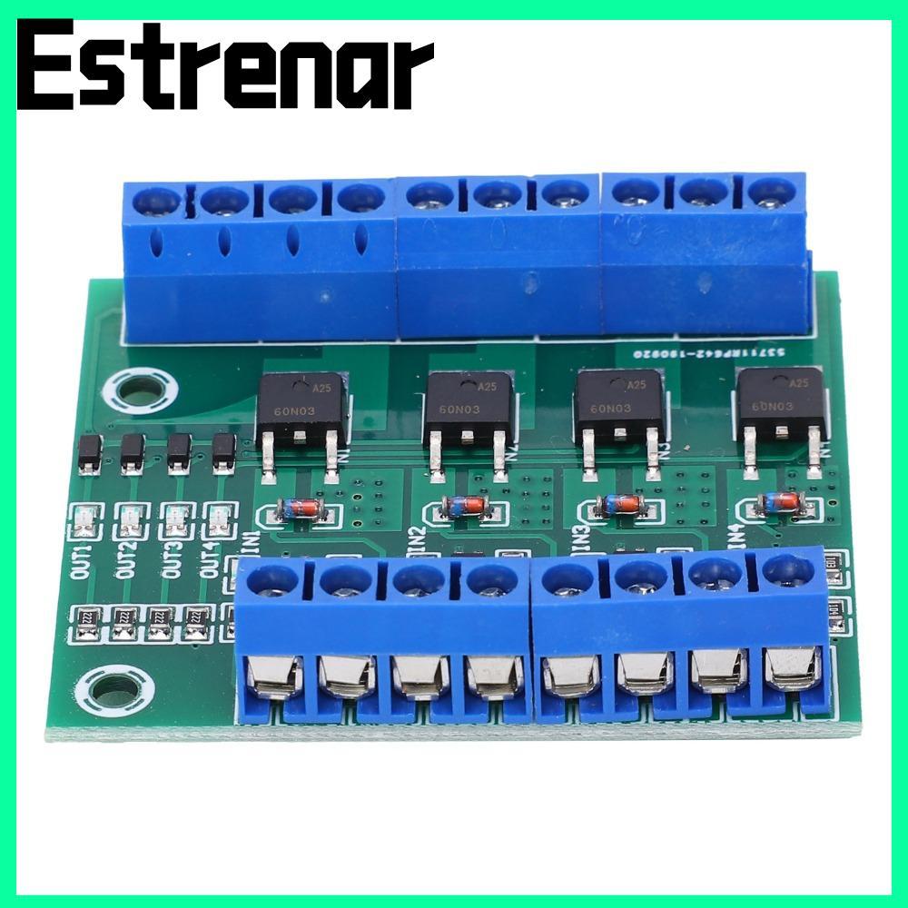 ESTRENAR Field Effect Tube Module, 0 ~ 1KHZ 4-Way MOS Tube Module, Electronic Circuit YYNMOS-4 PWM 3