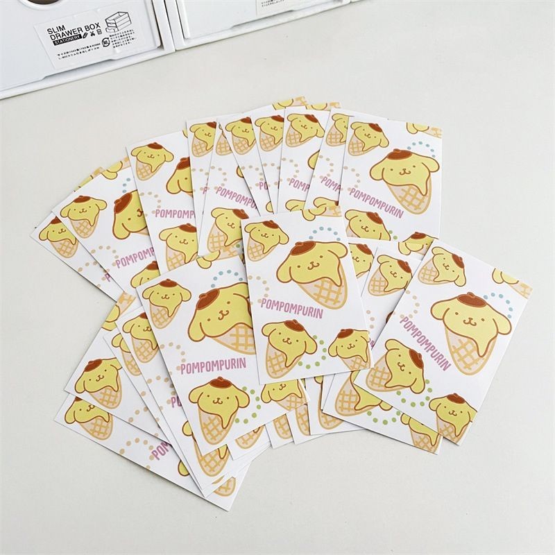 20 แผ่น Little Red Book ins Cone Kuromi Melody Pacha Dog Stickers Sealing Stickers Notebook Material