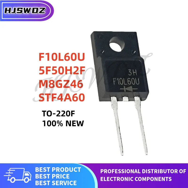 5PCS F10L60U 5F50H2F M8GZ46 STF4A60 TO-220F Field Effect ทรานซิสเตอร์