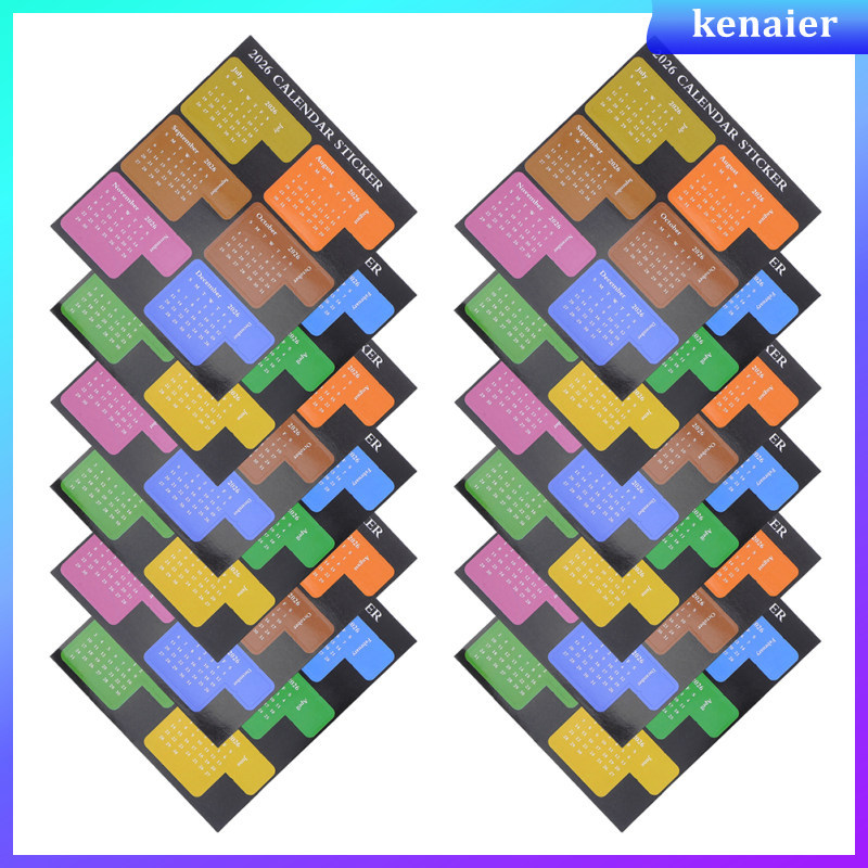 ป้ายปฏิทินกาวแท็บเหนียว Notepad สติ๊กเกอร์ kenaier