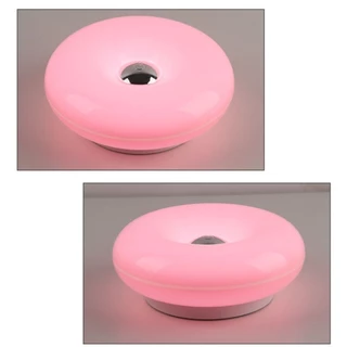 โคมไฟติดผนังโดนัท พลาสติกโมเดิร์น LEDไฟตกแต่งปลั๊กUSB Ambient Lightประหยัดพลังงานหรี่แสงได้สวิตช์สัมผัสโคมไฟห้องนั่งเล่น