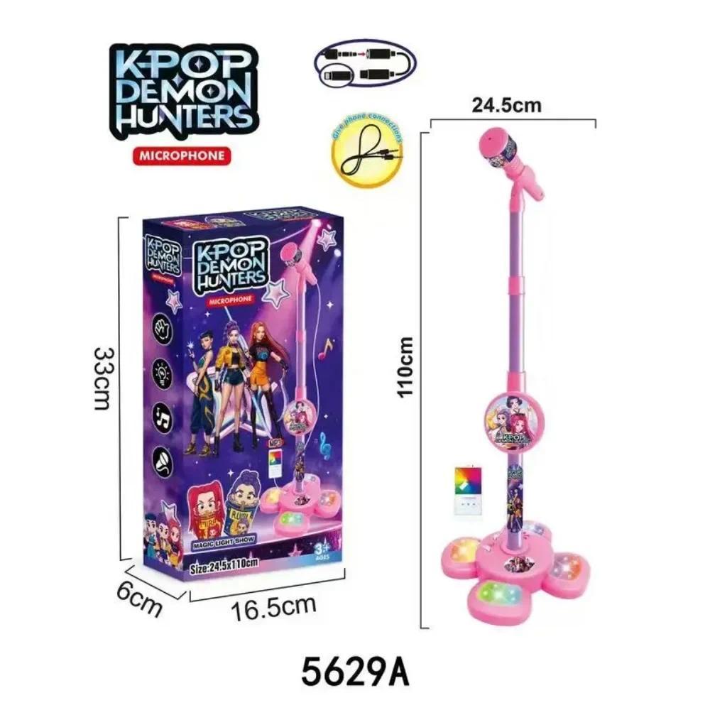 POP Demon Music Microphone ของเล่นเด็กพร้อมไมโครโฟนแสงสามารถเล่นเพลงของเล่นของขวัญฮาโลวีนและคริสต์มาสสําหรับเด็ก