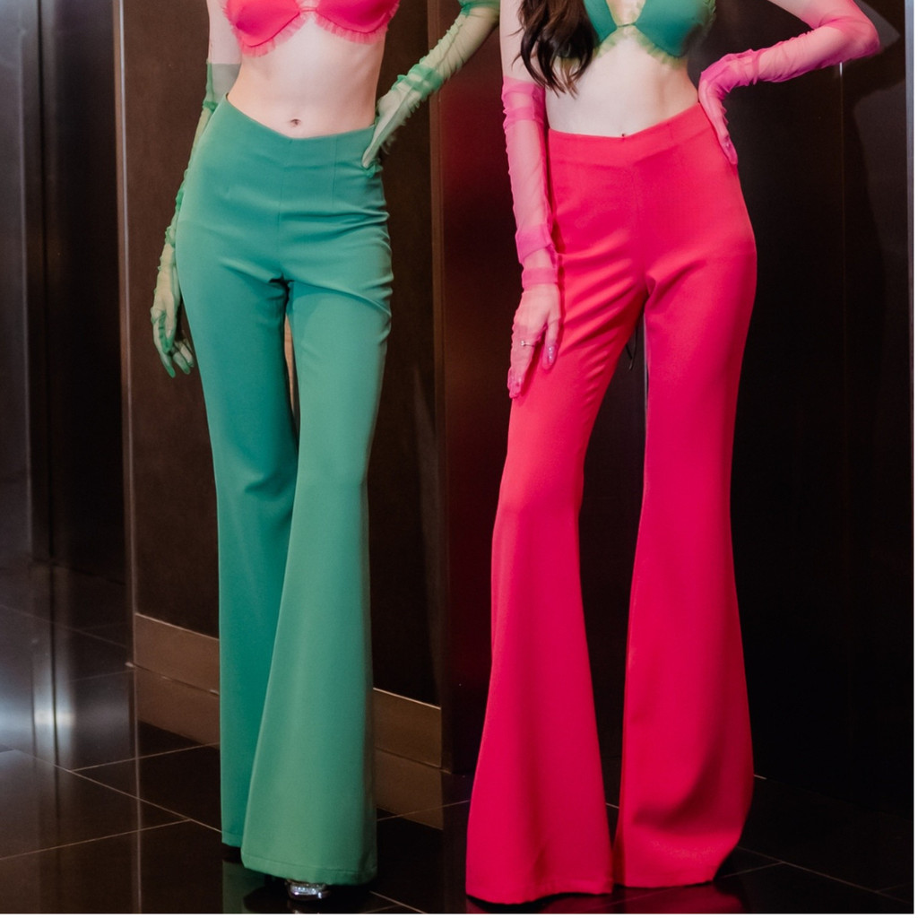 Lism P-027 VELA Flare Trousers กางเกงขายาว