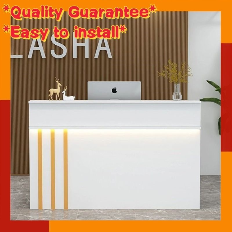 Reception bar cashier solid wood small cashier counter clothing store counter reception desk conveni