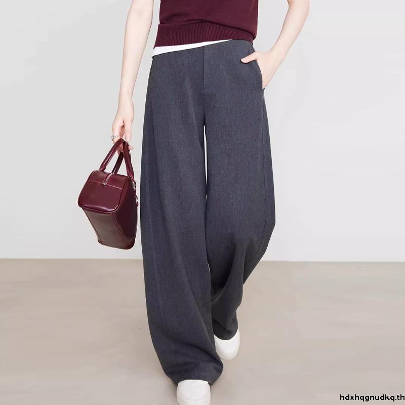 WENDY MID ส่งด่วน+ส่งฟรี (S-7XL) กางเกงขากระบอกกลาง เป็นผ้าไมโครเนื้อผ้าอย่างดีใส่กับเสื้อเชิ้ตก็ดูด