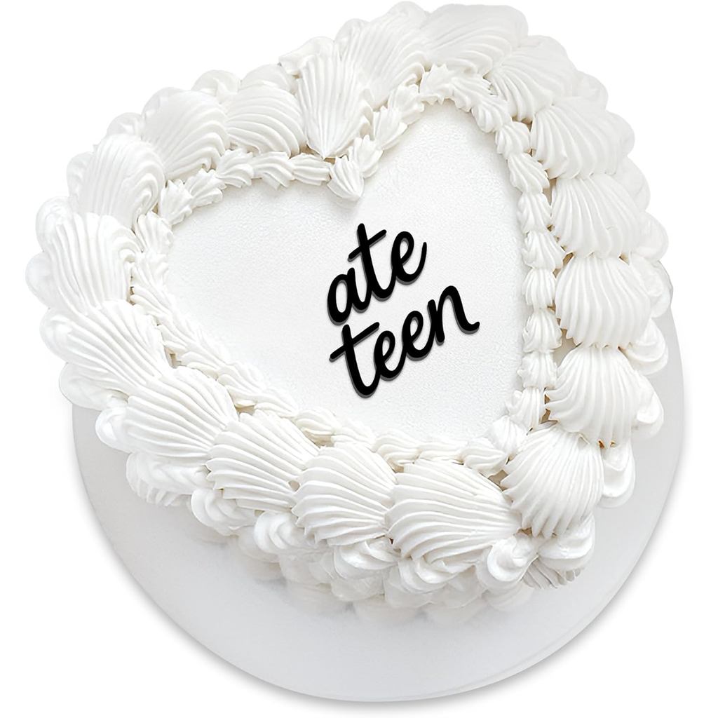 Ate Teen Cake Topper – อะคริลิค 18th Birthday Cake Decor, Funny Eighteen Cake Topper for boy & girl 