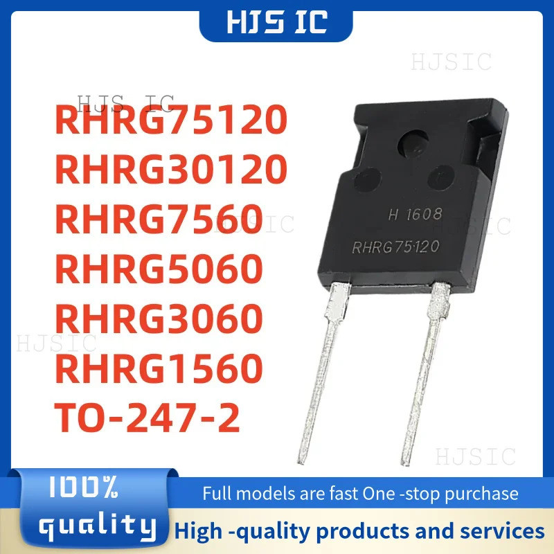 5PCS RHRG75120 RHRG30120 RHRG7560 RHRG5060 RHRG3060 RHRG1560 TO-247 Field Effect ทรานซิสเตอร์
