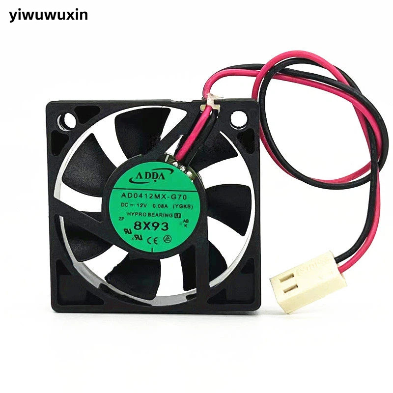 ADDA 4010 AD0412MX-G70 DC12V 0.08A เครื่องบันทึกวิดีโอ Dahua พัดลมระบายความร้อนเงียบ