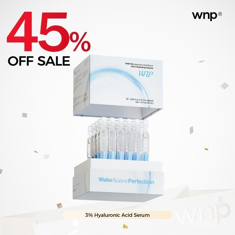 [WNP Official Shop]  Hyaluronic Acid Serum | 3% 4D Hyaluronic Acid | Deep nourishment | Hydration an