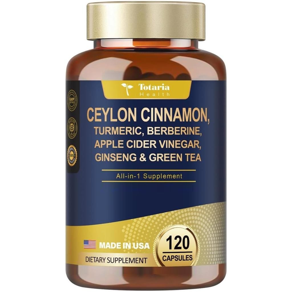 Ceylon Cinnamon Capsules Ceylon Cinnamon w/Berberine, ACV