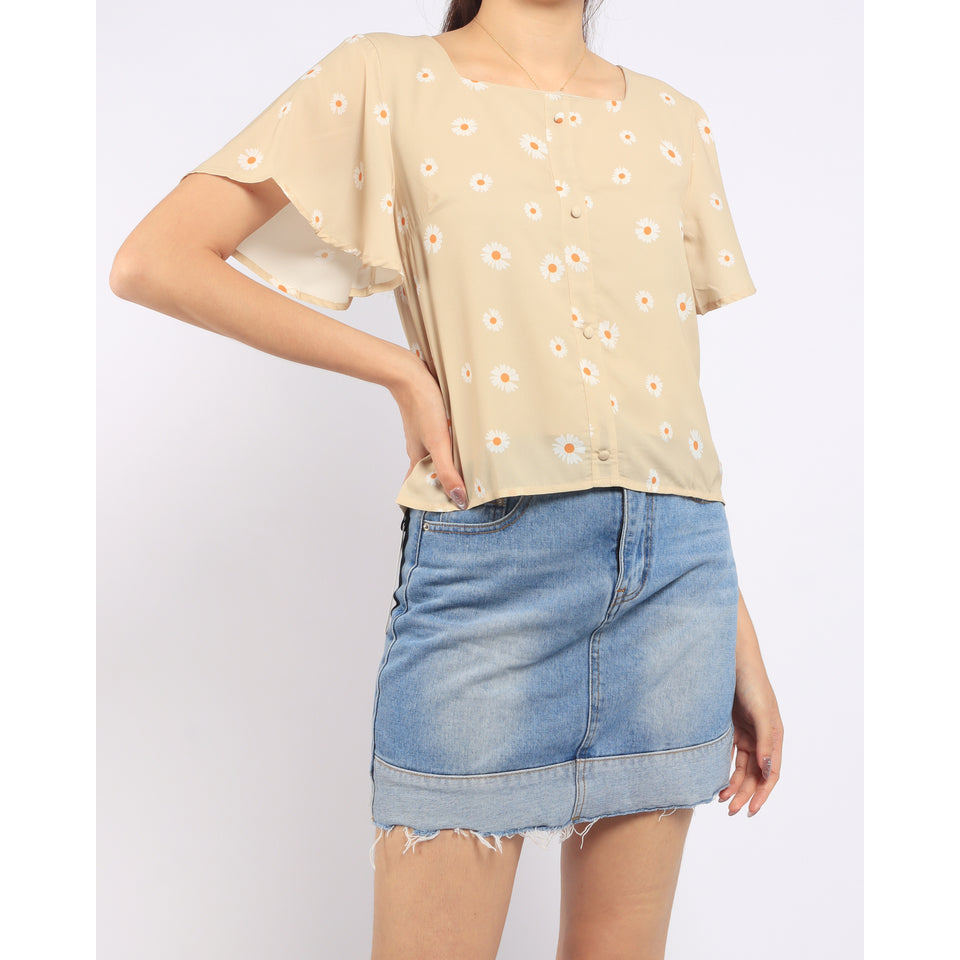 Daisy Breeze Flutter Top