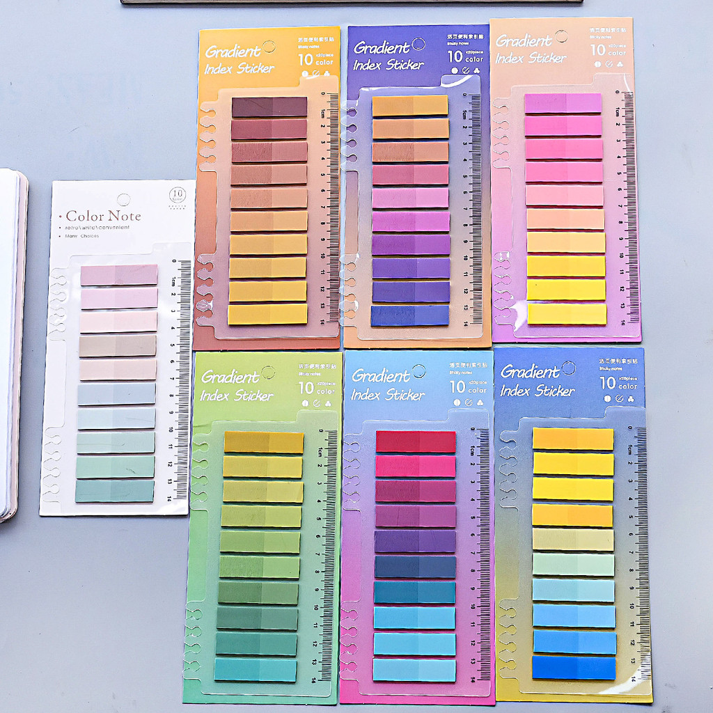 Morandi Color Sticky Notes ดัชนี โปร่งใส สําหรับโน้ต