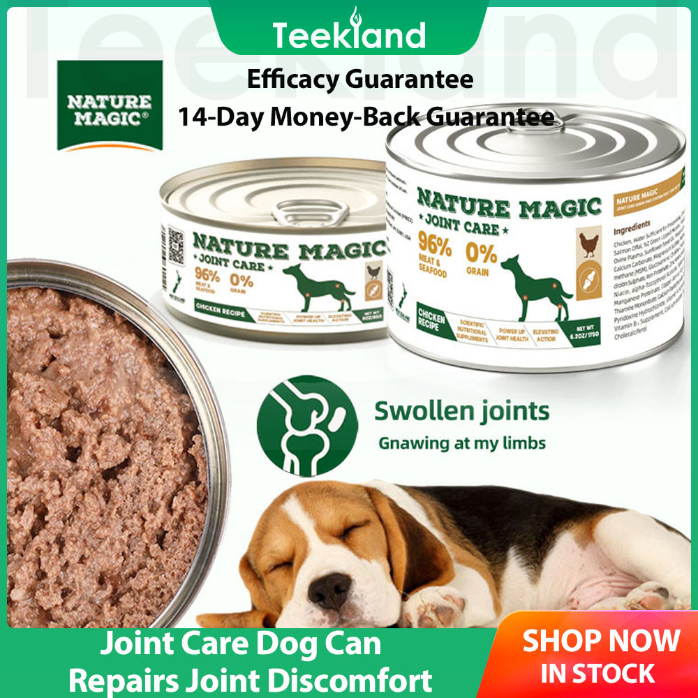 NZ นําเข้าอาหารเปียกสุนัข Joint Care Chondroitin แคลเซียมรองรับเนื้อสูง 85g / 175g NATURE MAGIC